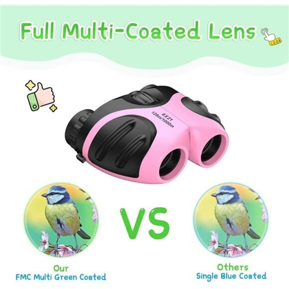 LET'S GO! Binocular for Kids, Compact High Resolution Shockproof Binoculars - Picture 3 of 6